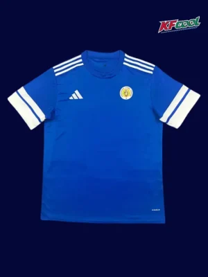 Korsou Home Blue Jersey 2627 Fans Version1 Korsou home blue jersey 26/27 fans front — breathable material