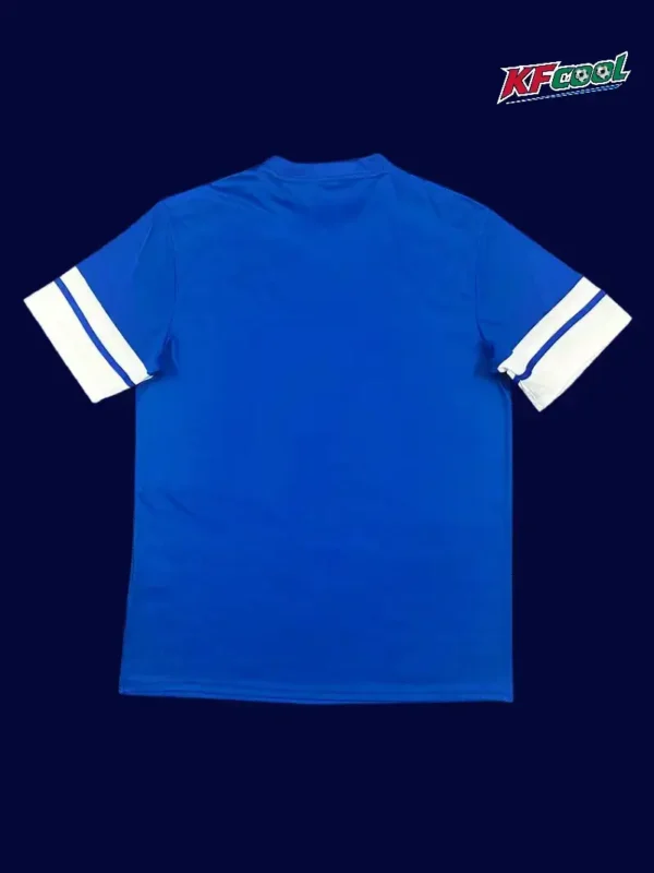 Korsou home blue jersey 26/27 fans back with logo area