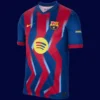 Lamine Yamal Barcelona fourth El Clásico jersey front 25/26, high-quality breathable fan gear.
