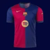 Lamine Yamal Barcelona home Spotify Logo jersey front 24/25, high-quality breathable fan gear.