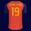 Lamine Yamal 19 Spain Home Jersey World Cup 2026 Player2 - KFCool – Football Jerseys & Soccer Kits Store Lamine Yamal Spain home player jersey back World Cup 2026 with #19, breathable high-quality design.