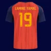 Lamine Yamal 19 Spain Home Jersey World Cup 2026B - kfcool.com Lamine Yamal Spain home jersey back World Cup 2026 with #19, breathable high-quality design.