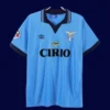 Lazio Third Classic Retro Jersey 199697A - kfcool.com Lazio third classic retro jersey 1996/97 front rare vintage design