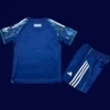 Leicester City Away Jersey Kids kits 2526B - KFCool – Football Jerseys & Soccer Kits Store Leicester City Away Kids Kits 25/26 back showing printed number panel.