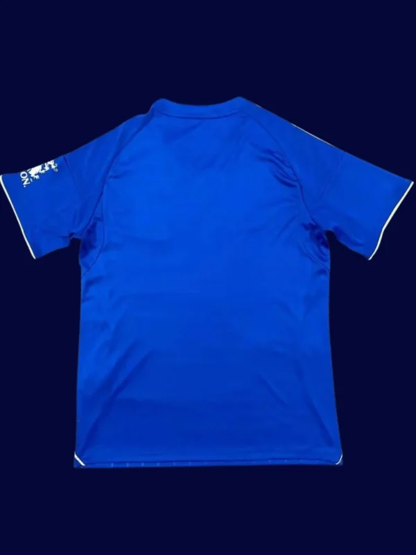 Leicester City Home Jersey 25/26 Fans Version back with printed number panel.