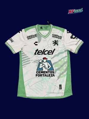 Club Leon away jersey 25/26 fans version front white green design
