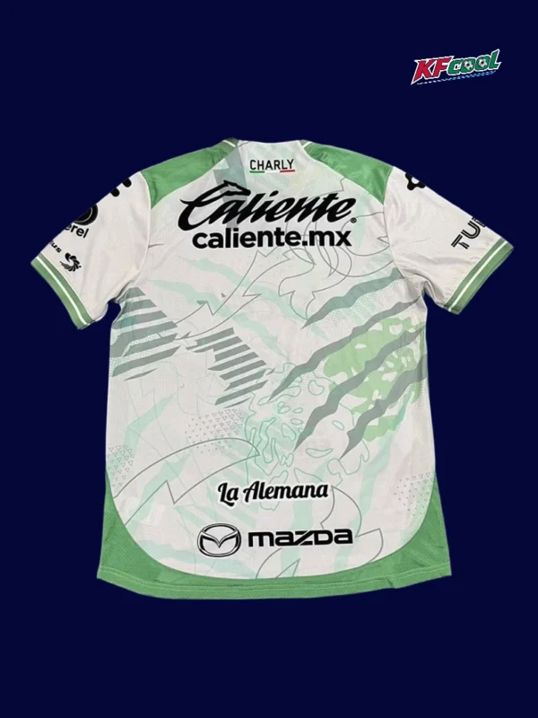 Club Leon away jersey 25/26 fans version back view