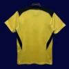 Liverpool Away Yellow Retro Jersey 0405B - KFCool – Football Jerseys & Soccer Kits Store back view of Liverpool away yellow retro jersey (04/05) showing number-ready back panel.