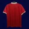 back view of Liverpool home red retro jersey (93/95) showing number-ready back panel.