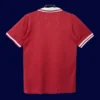Liverpool Home Red Retro Jersey 9697B - kfcool.com back view of Liverpool home red retro jersey (96/97) showing reinforced back panel.