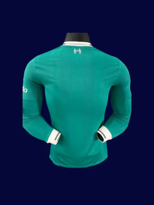 Liverpool Third Green Long Sleeve 25/26 Player Version Back