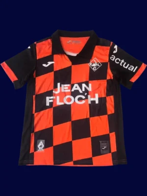 Lorient Home Jersey 25/26 Fans Version front high‑quality breathable lightweight football shirt