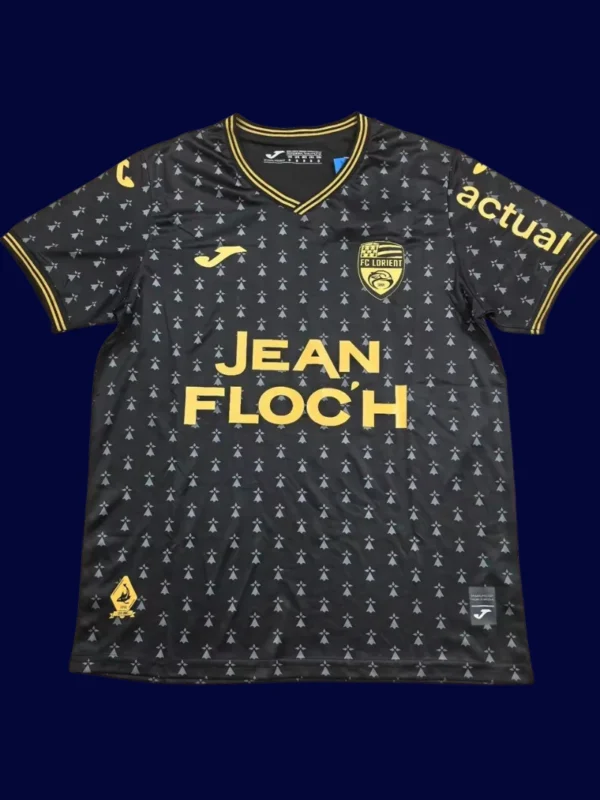 Lorient Third Jersey 25/26 Fans Version front retro breathable collectible football shirt