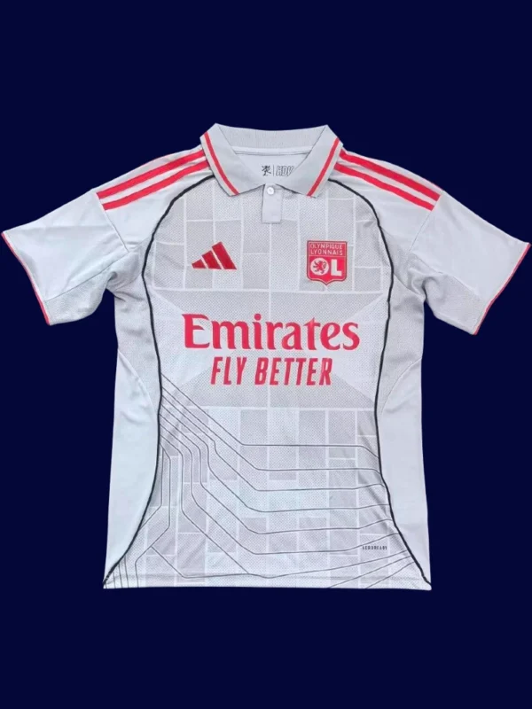 Lyon Third Jersey 2526 Fans Version1 - kfcool.com Lyon Third Jersey 25/26 Fans Version front retro breathable high‑quality shirt