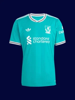 M.Salah #11 Liverpool Third Green Jersey 25/26