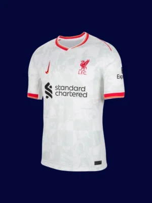 M.Salah #11 Liverpool Third White Jersey 24/25