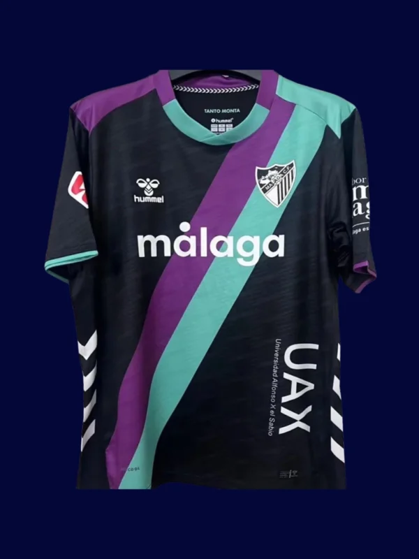 Malaga Bilbao Third Jersey 2526 Fans Version1 - kfcool.com Malaga Bilbao Third Jersey 25/26 Fans Version front showing third kit styling and crest.