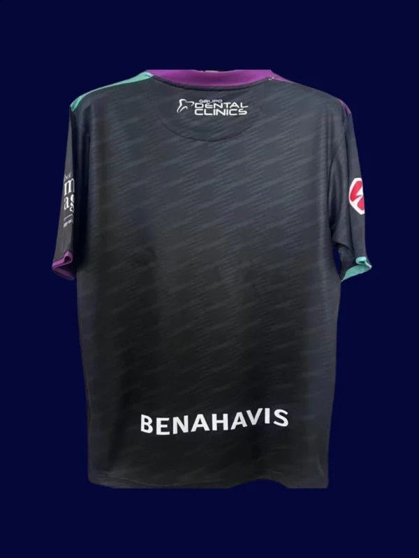 Malaga Bilbao Third Jersey 2526 Fans Version2 - kfcool.com Malaga Bilbao Third Jersey 25/26 Fans Version back with number area and stitched details.