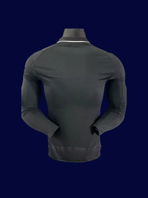 Man City 25/26 Away Black Long Sleeve Player Jersey Back