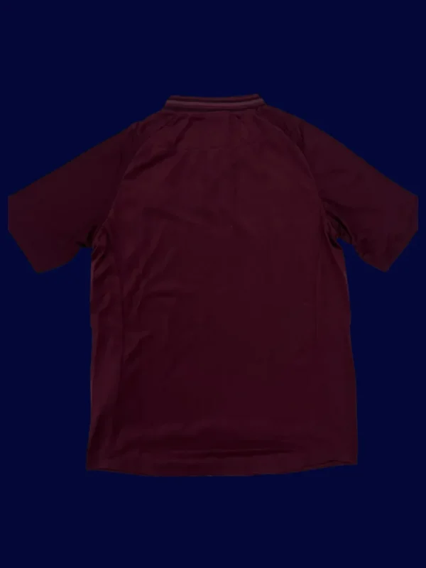 back view of Manchester City away retro jersey (12/13) showing number-ready back panel.