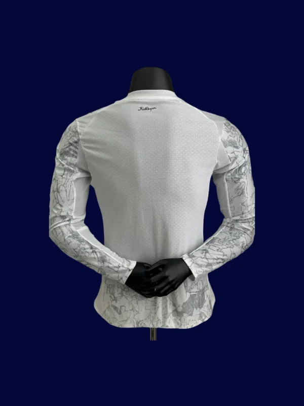 Man City 25/26 Away White Long Sleeve Player Jersey Back