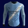 Man City 25/26 Home Long Sleeve Player Jersey Front Image