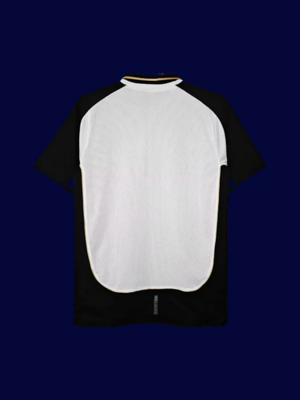 back view of 100th Centenary retro jersey (01/02) showing number-ready panel.