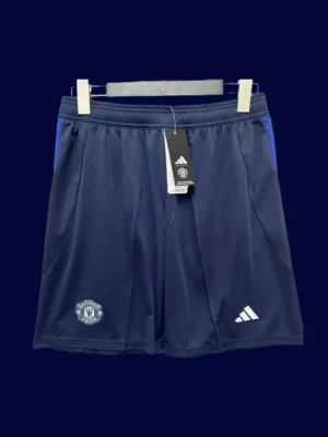 Manchester United Away Shorts Pants 2425 front view of Manchester United away shorts/pants regular fit (24/25) with elastic waist.