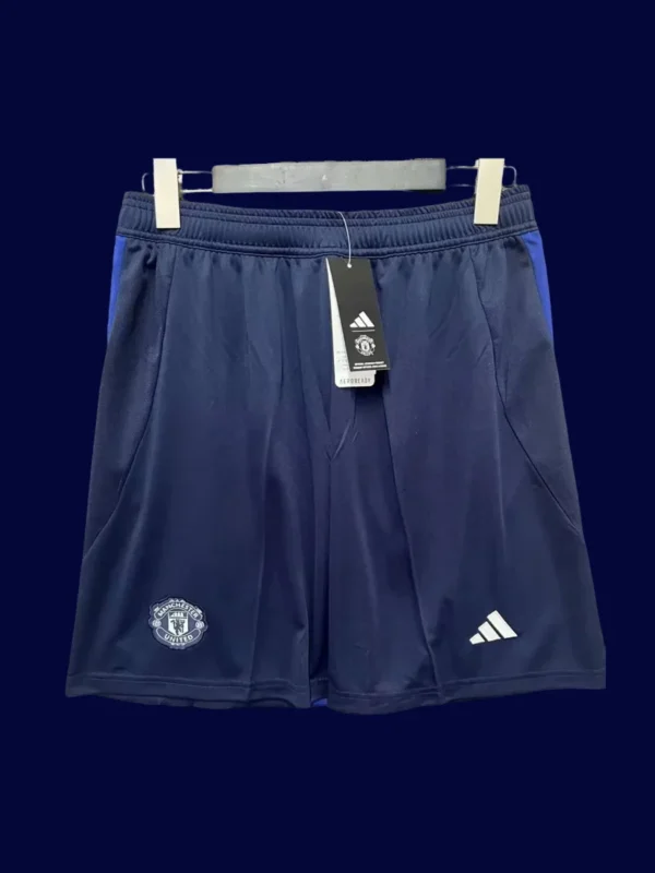 front view of Manchester United away shorts/pants regular fit (24/25) with elastic waist.