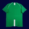 Manchester United Green goalkeeper Retro Jersey 0708B - kfcool.com back view of green Manchester United goalkeeper retro jersey (07/08) showing reinforced number panel.
