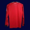 ManU 25/26 Home Red Long Sleeve Player Back, breathable rear, match cut