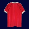 Manchester United Home Red Retro Jersey 9092C - kfcool.com back view of home red retro jersey (90/92) showing stitched back and number-ready area.