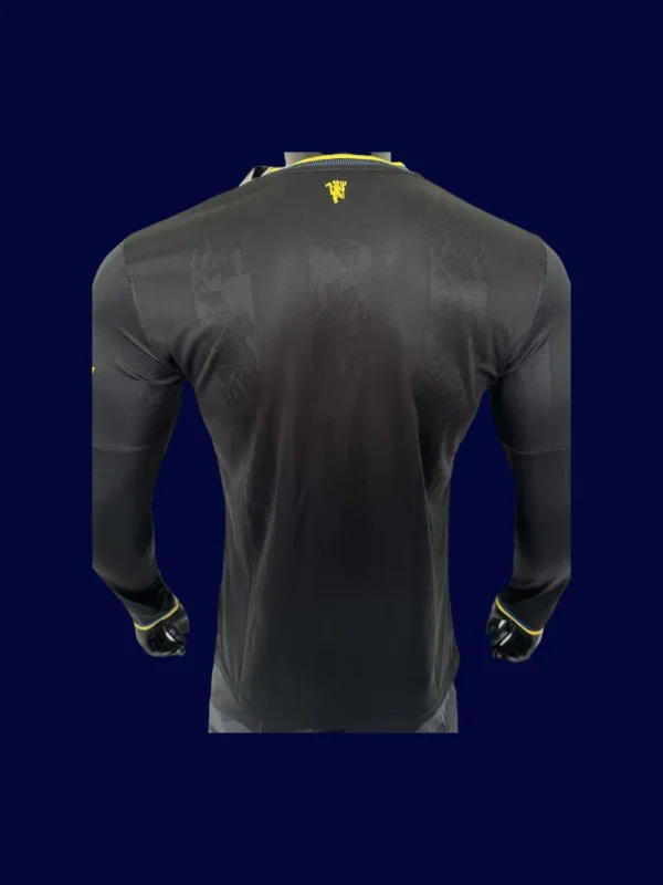 ManU 25/26 Third Long Sleeve Player Back, rear detail, match design