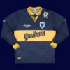 Maradona 10 Boca Home Long Sleeve Retro Shirt 9596A - kfcool.com Maradona Boca home long sleeve retro shirt front 95/96, high-quality breathable fan gear.