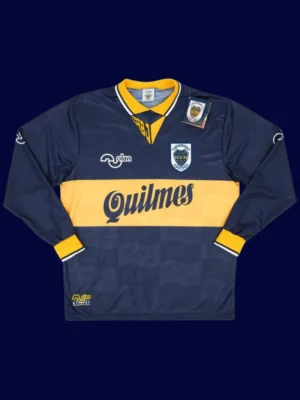 Maradona #10 Boca Home Long Sleeve Retro Shirt 95/96