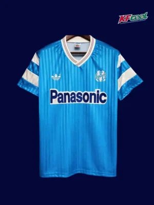 Marseille away classic retro jersey 1990 front view