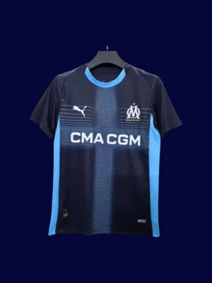 Marseille Away Jersey 25/26 Fans Version front high‑quality breathable lightweight football shirt