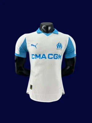 Marseille Home Jersey 2526 Player Version1 Marseille Home Jersey 25/26 Player Version front pro‑grade lightweight performance shirt