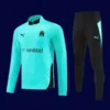 Marseille lake blue half pull tracksuit 25/26 front view