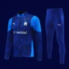 Marseille royal blue half pull tracksuit 25/26 front view