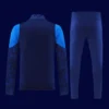 Marseille royal blue half pull tracksuit 25/26 back view