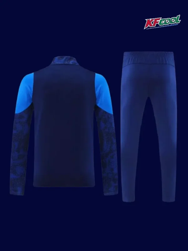 Marseille royal blue half pull tracksuit 25/26 back view