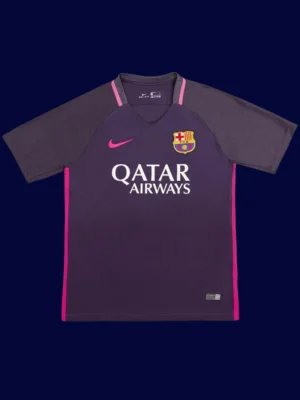 Messi #10 Barcelona Away Purple Retro Jersey 16/17