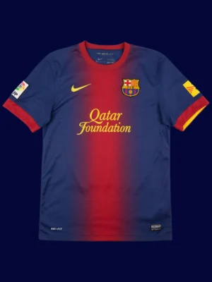 Messi #10 Barcelona Home Retro Jersey 12/13