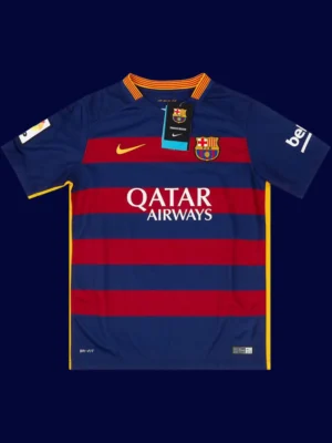 Messi #10 Barcelona Home Retro Jersey 15/16
