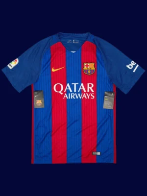 Messi #10 Barcelona Home Retro Jersey 16/17