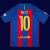 Messi 10 Barcelona Home Retro Jersey 1617B - kfcool.com Messi Barcelona home retro jersey back 16/17 with #10, high-quality breathable design.