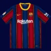 Messi Barcelona home retro jersey front 20/21, high-quality breathable fan classic with #10.