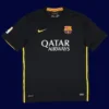 Messi Barcelona third black retro jersey front 13/14, high-quality breathable fan classic.