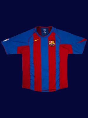 Messi #30 Barcelona Home Retro Jersey 04/05